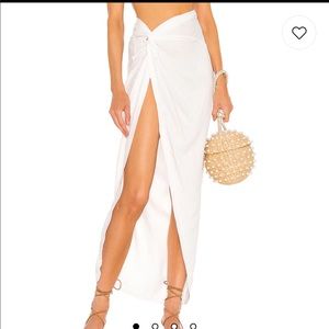 OW iria skirt in white. Brand new